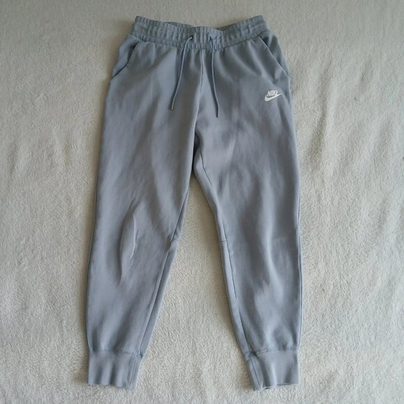 Nike Tech Fleece Jogger Pants Women Size S Obsidian Mist/Blue BV3472-464 - Picture 2 of 15